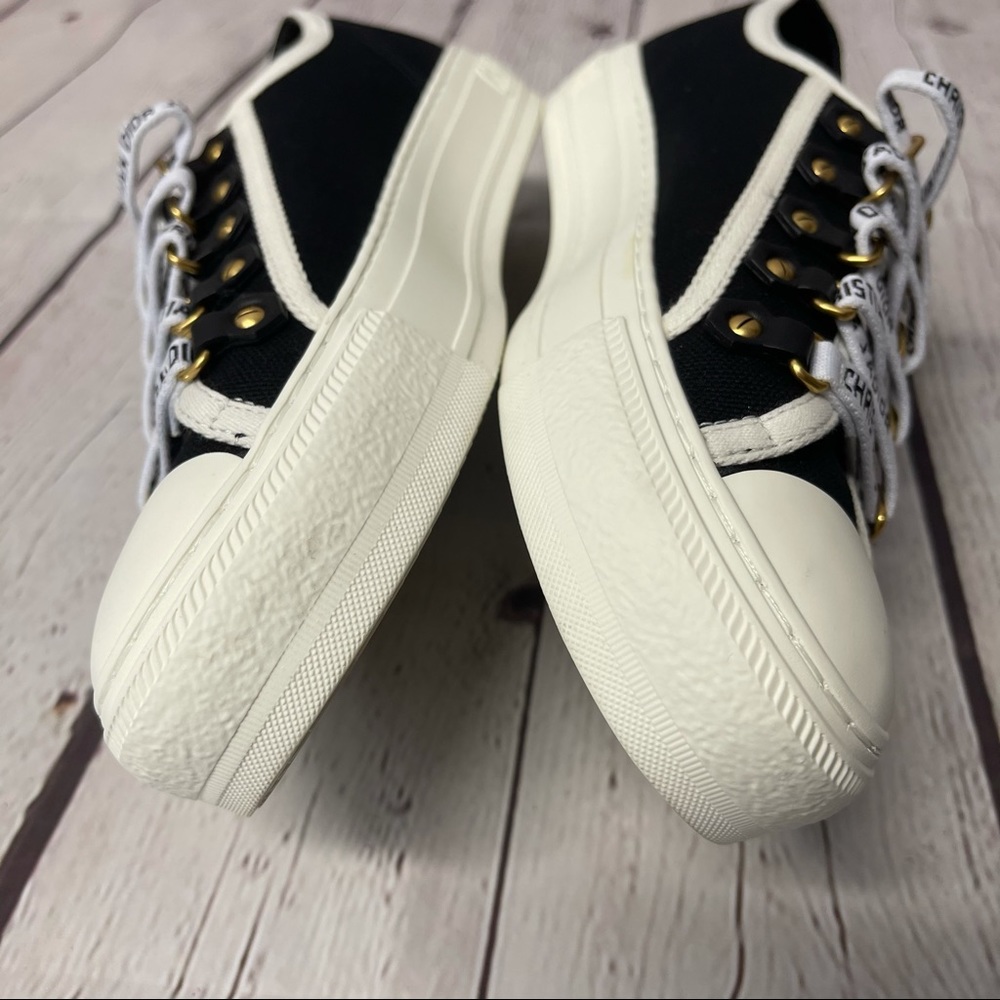 🔥 Christian Dior Walk N Dior black sneakers size 37 - Picture 6 of 13